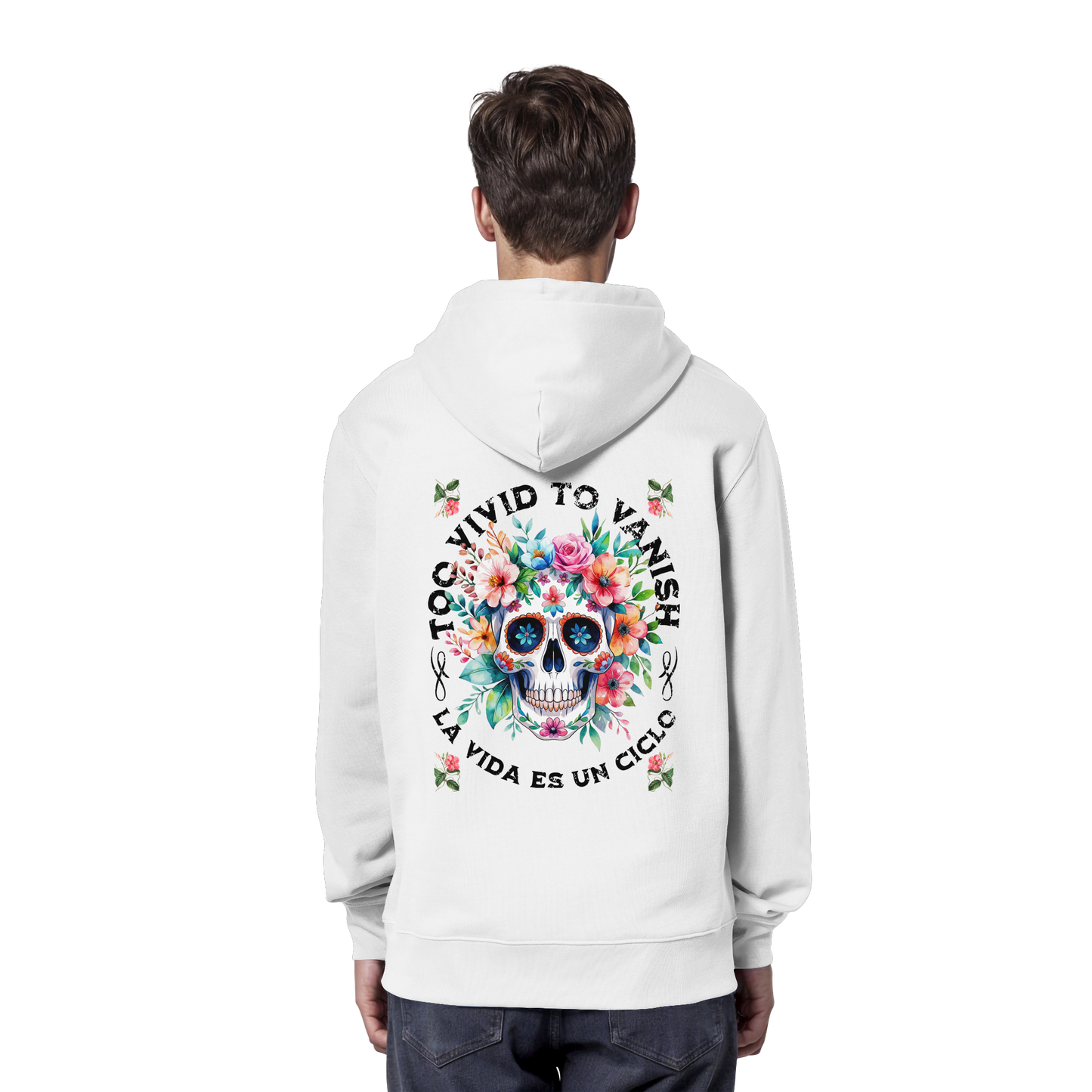 Floral Skull | Organic Hoodie