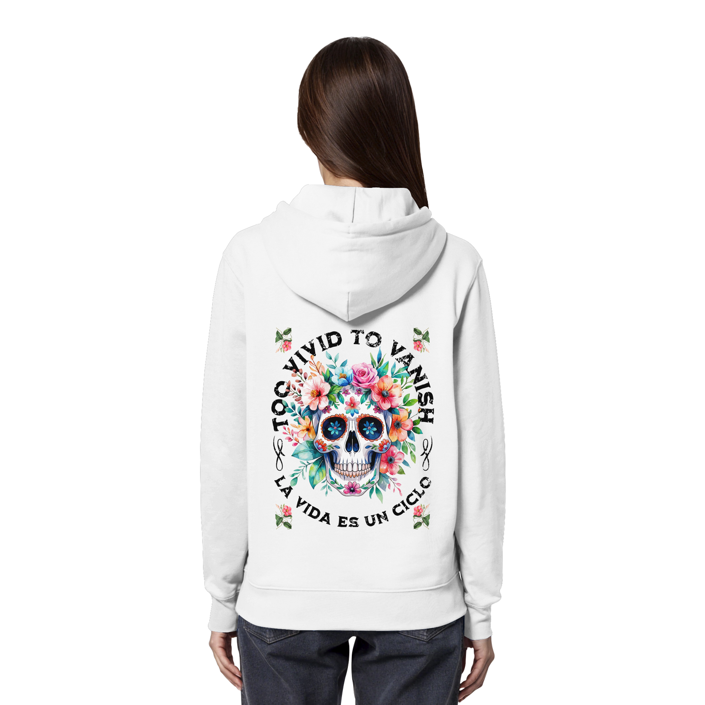 Floral Skull | Organic Hoodie