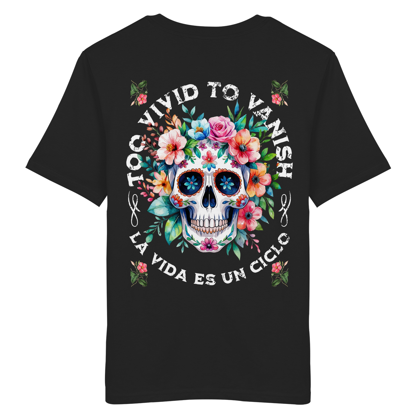 Floral Skull I Organic Shirt