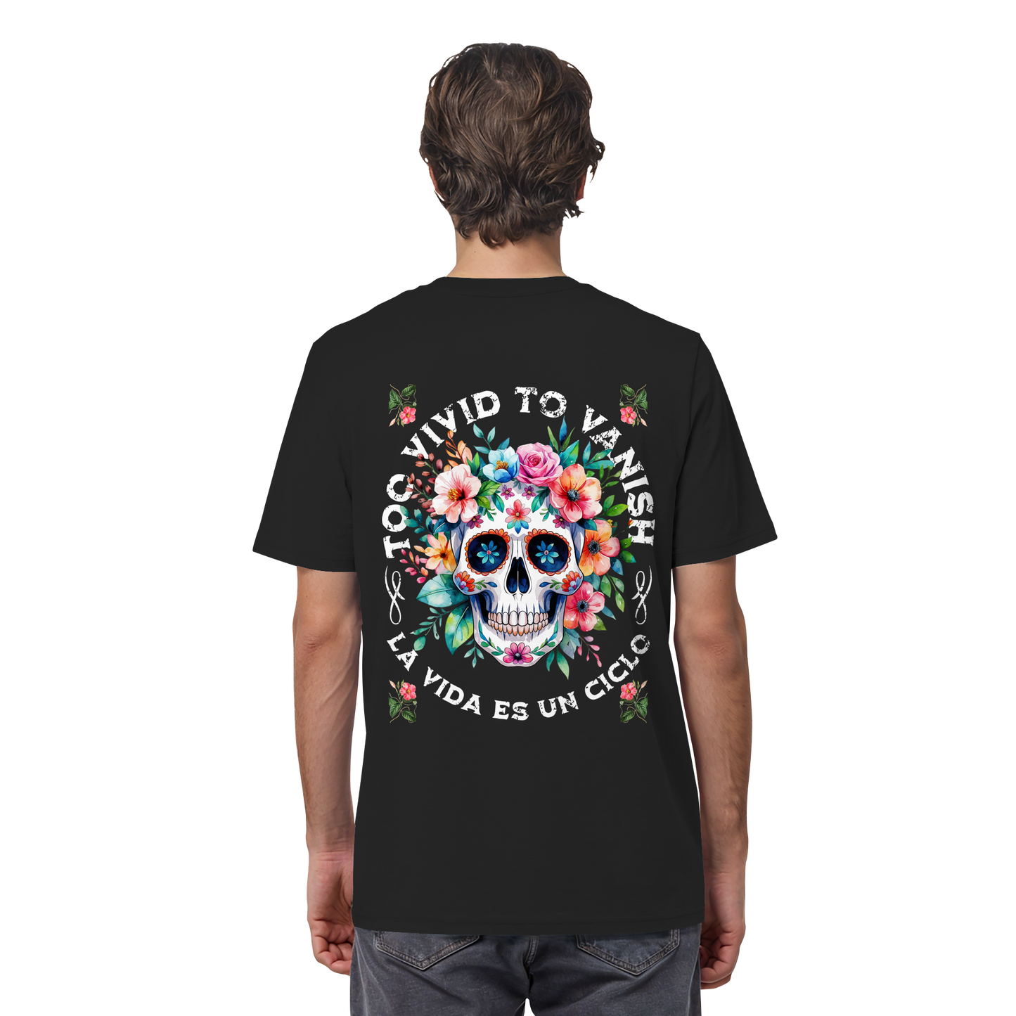 Floral Skull I Organic Shirt