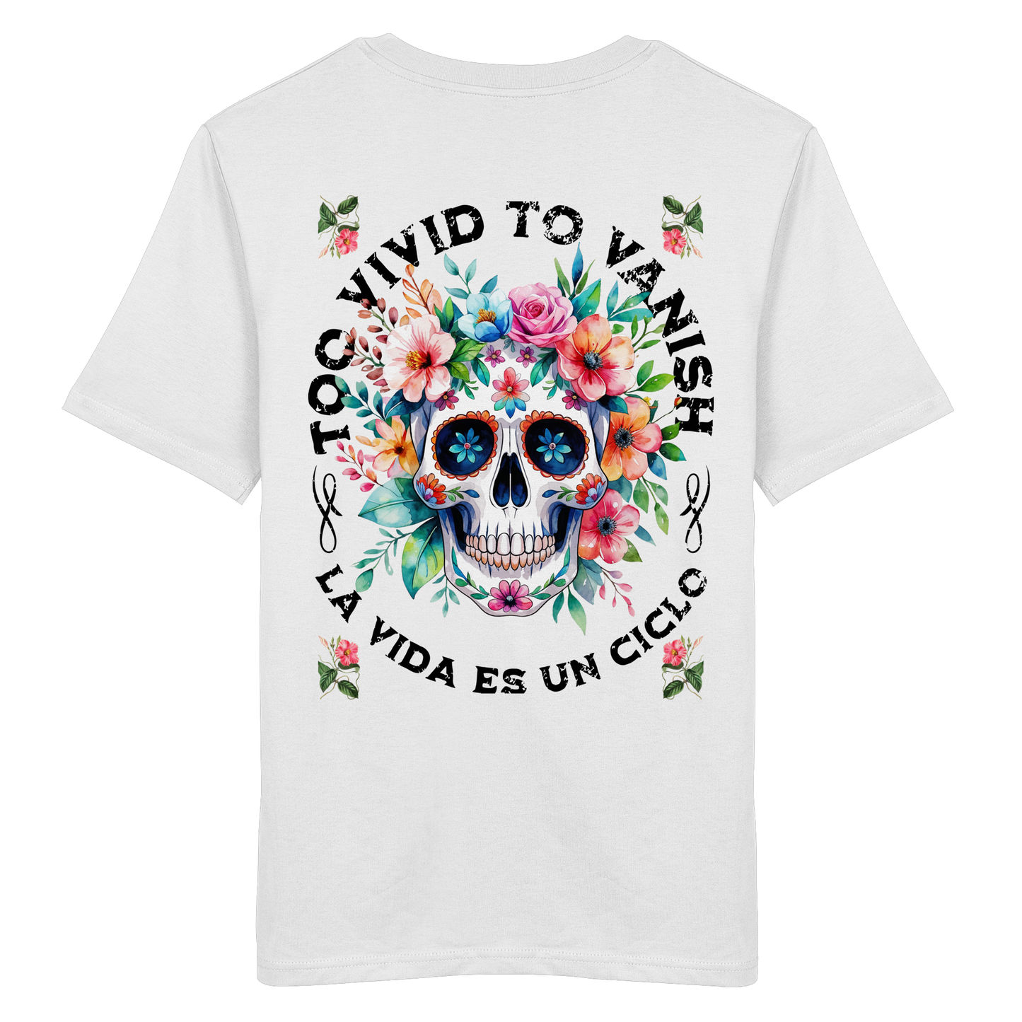 Floral Skull I Organic Shirt