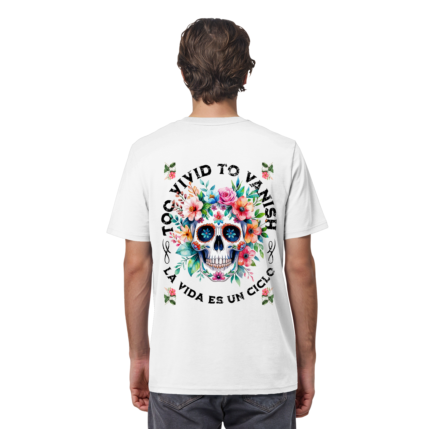 Floral Skull I Organic Shirt