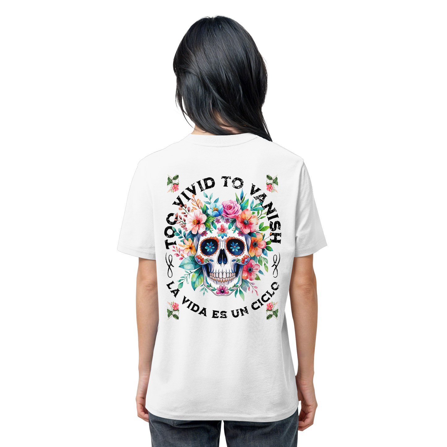 Floral Skull I Organic Shirt