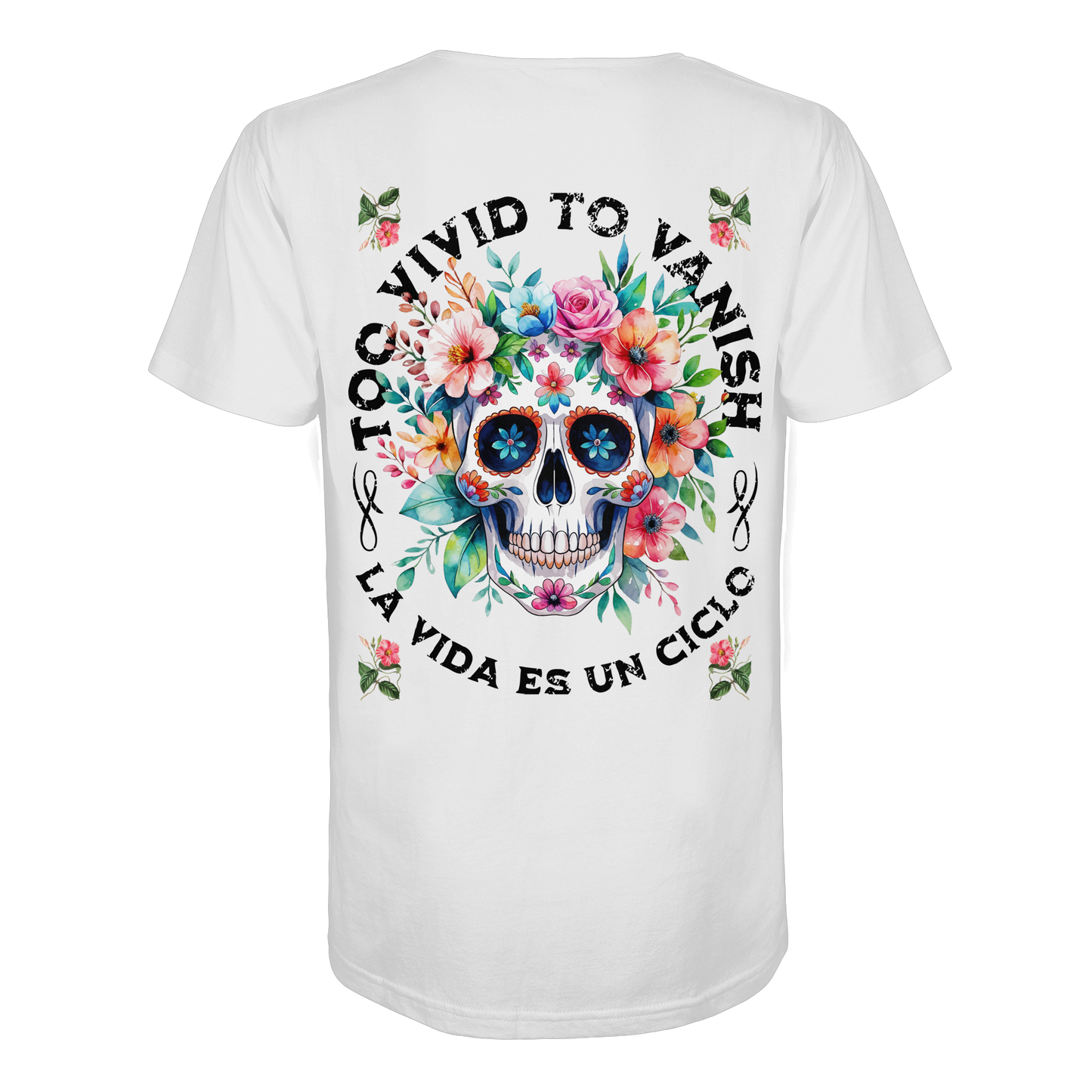 Floral Skull I Organic Shirt