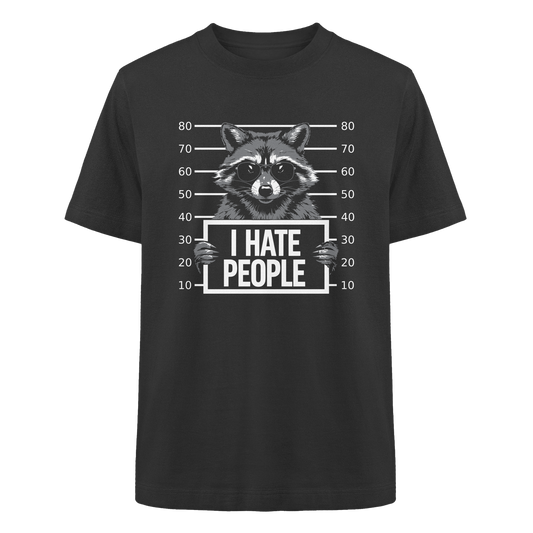 I HATE PEOPLE | Oversized Organic Shirt