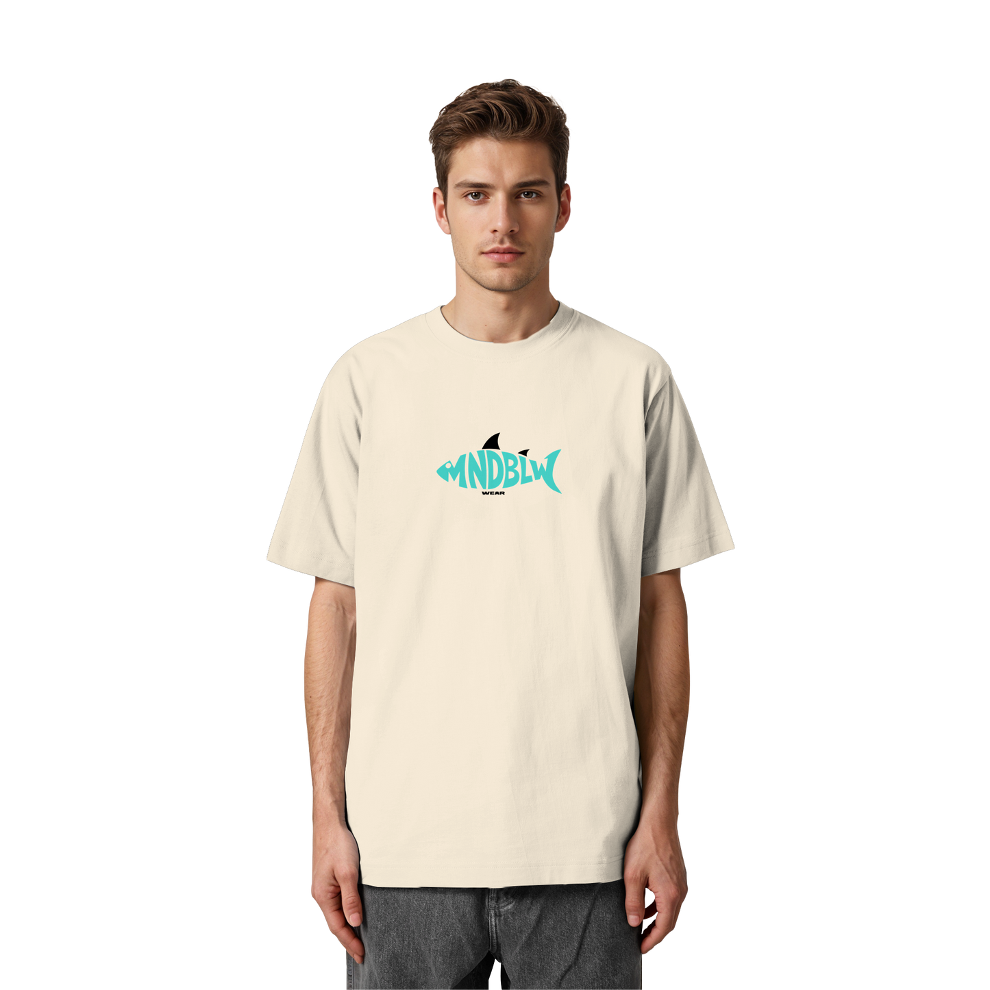 MNDBLW SHARK | Oversized Organic Shirt