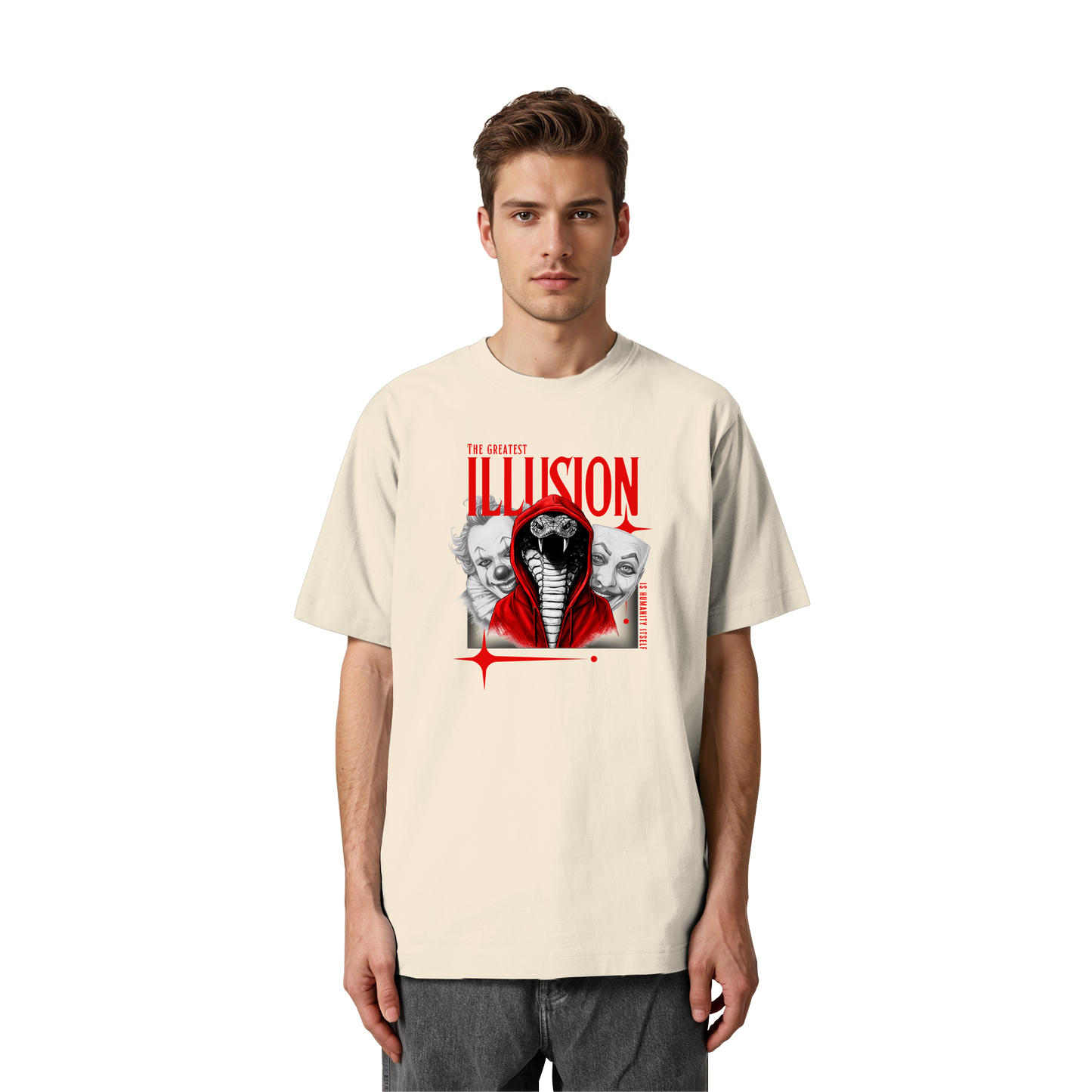 THE GREATEST ILLUSION |  Oversized Organic Shirt