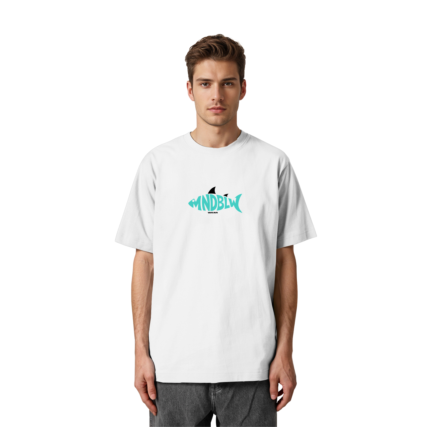 MNDBLW SHARK | Oversized Organic Shirt
