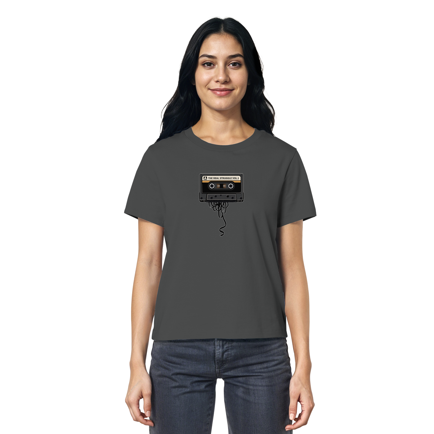 The Real Struggle I Ladies Organic Shirt