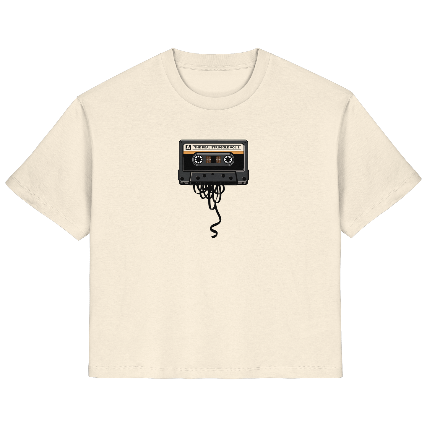 The Real Struggle I Ladies Organic Shirt