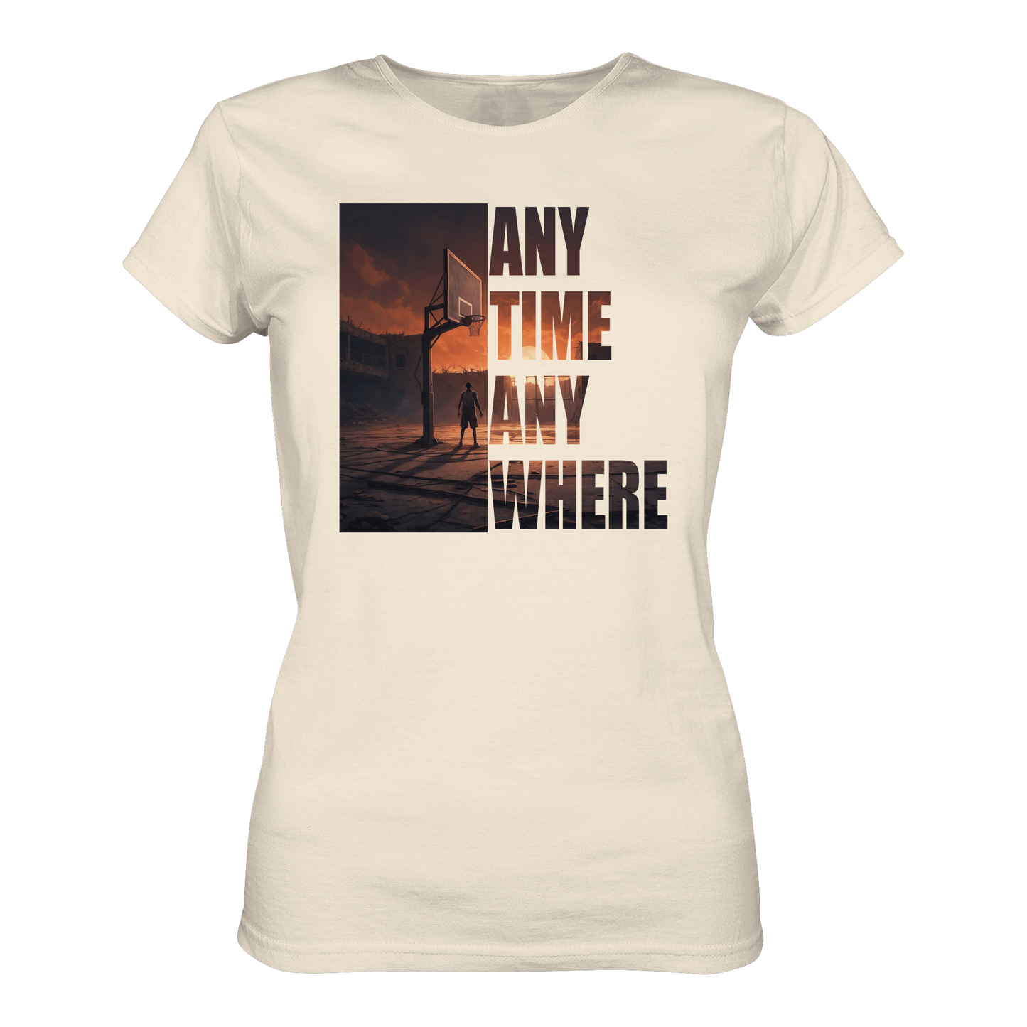 never not ballin shirts - Ladies Organic Shirt