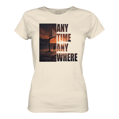 never not ballin shirts - Ladies Organic Shirt