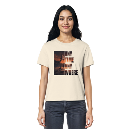 never not ballin shirts - Ladies Organic Shirt
