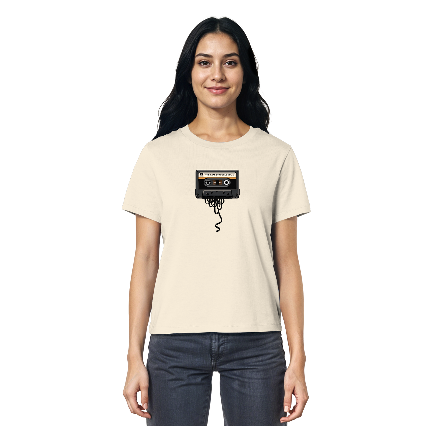 The Real Struggle I Ladies Organic Shirt