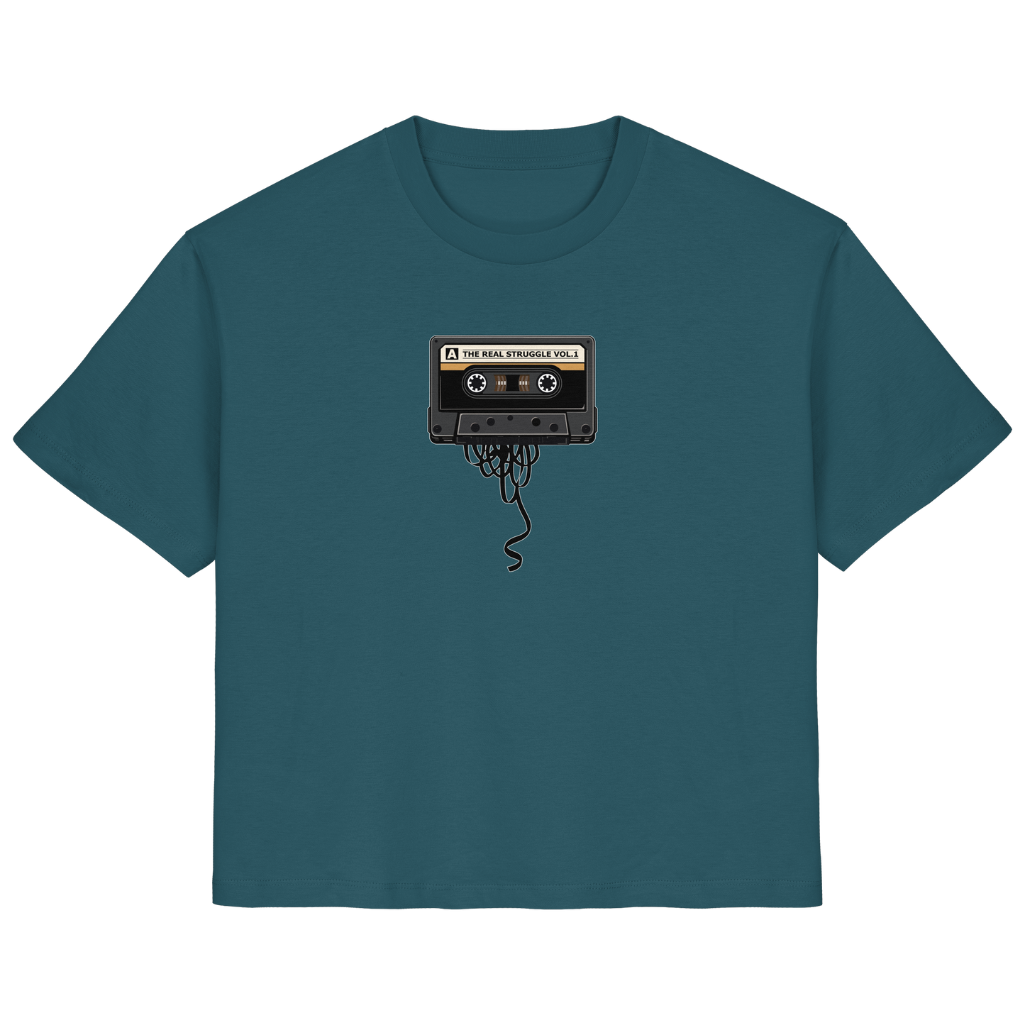 The Real Struggle I Ladies Organic Shirt