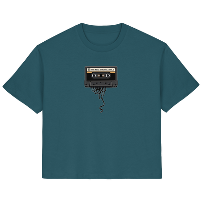 The Real Struggle I Ladies Organic Shirt
