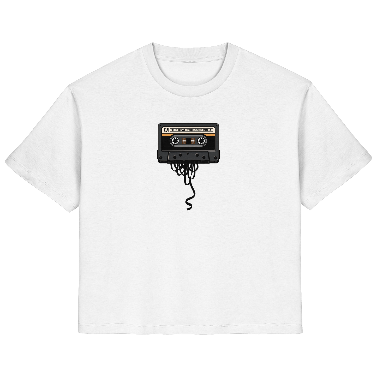 The Real Struggle I Ladies Organic Shirt