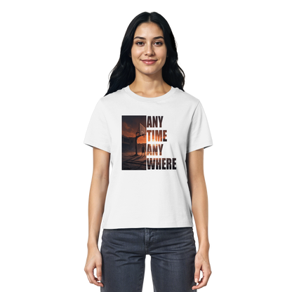 never not ballin shirts - Ladies Organic Shirt