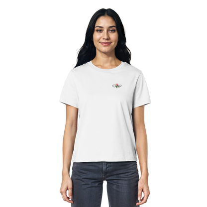 Floral Skull I Ladies Organic Shirt