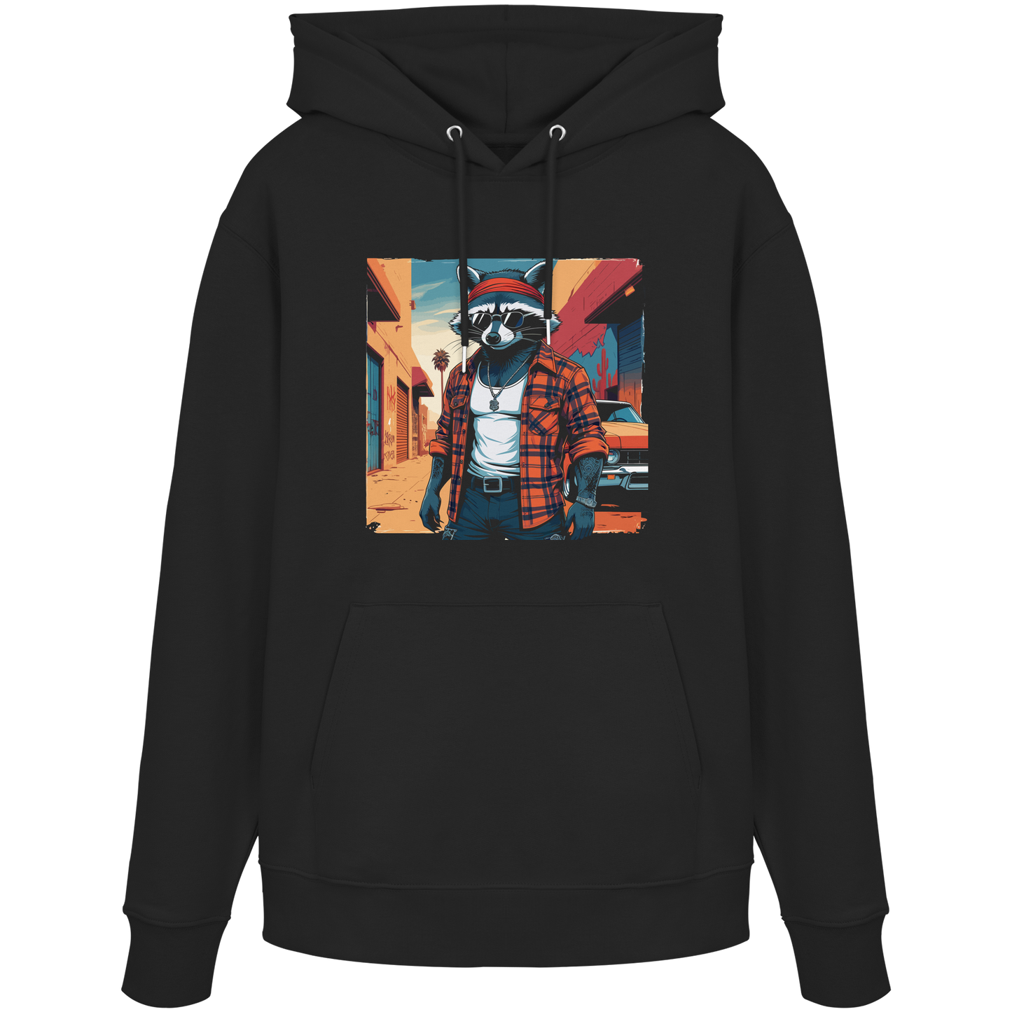 COOL RACCOON | Organic Hoodie