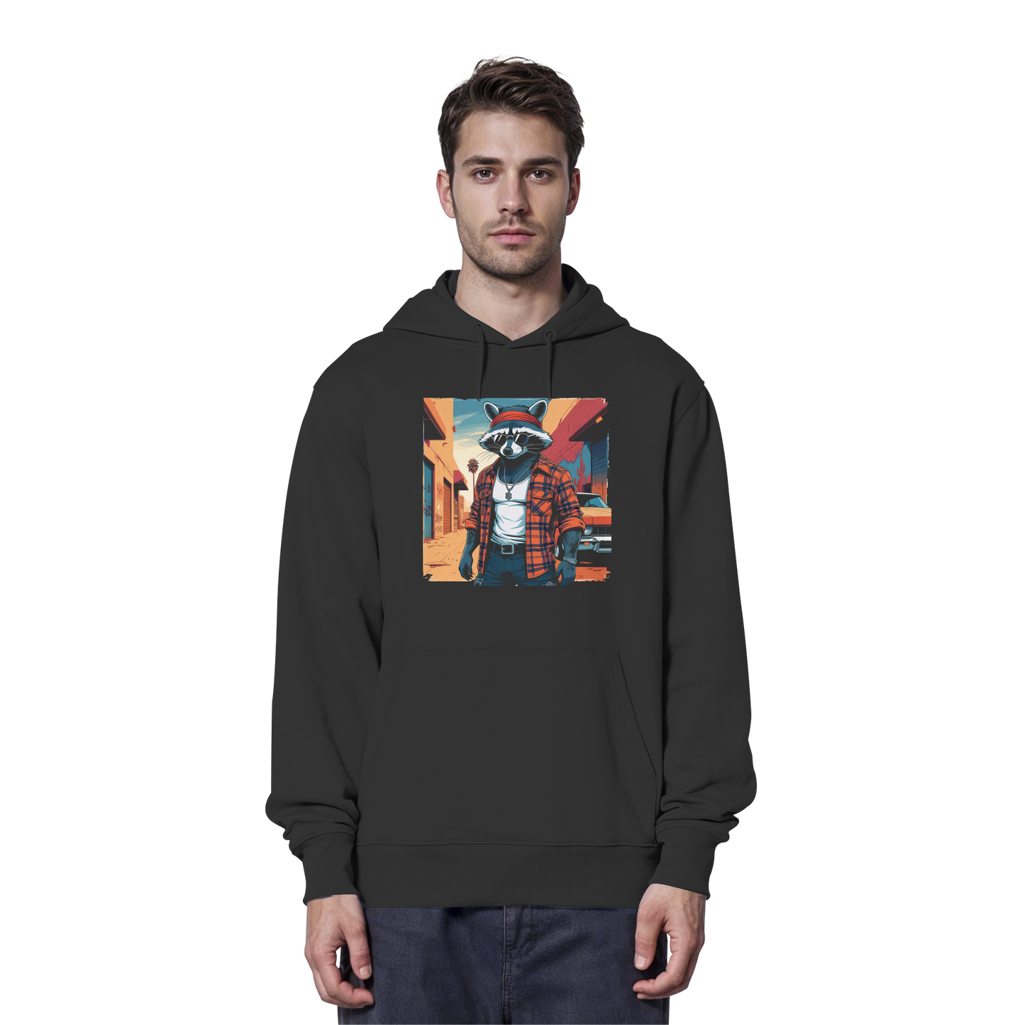 COOL RACCOON | Organic Hoodie