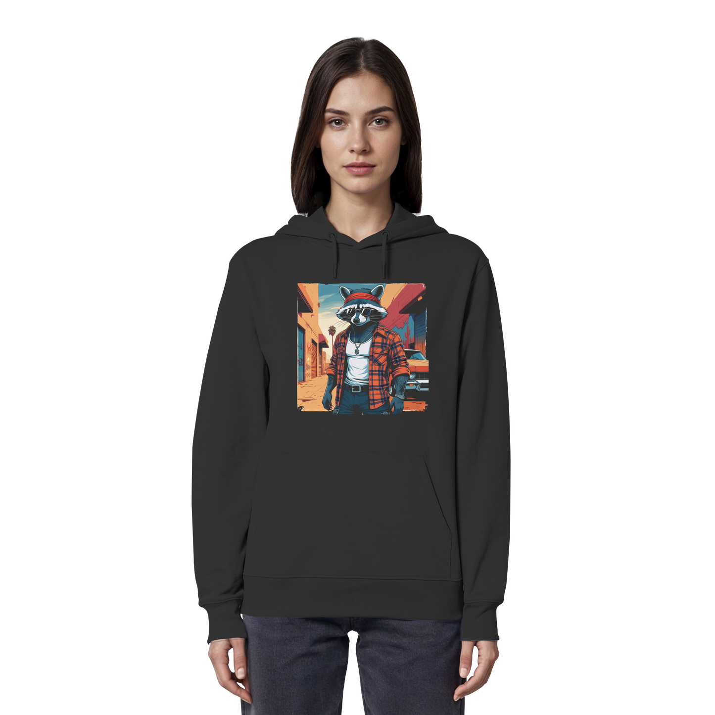 COOL RACCOON | Organic Hoodie