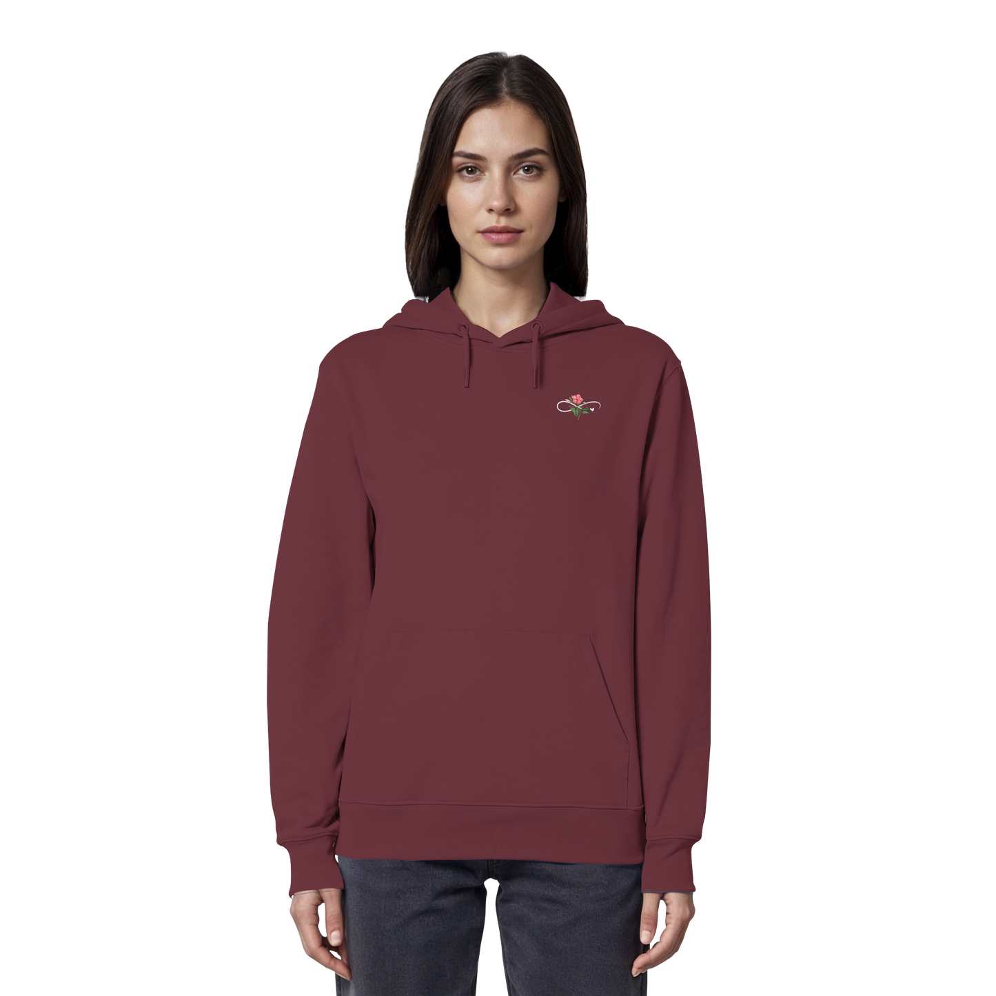 Floral Skull | Organic Hoodie