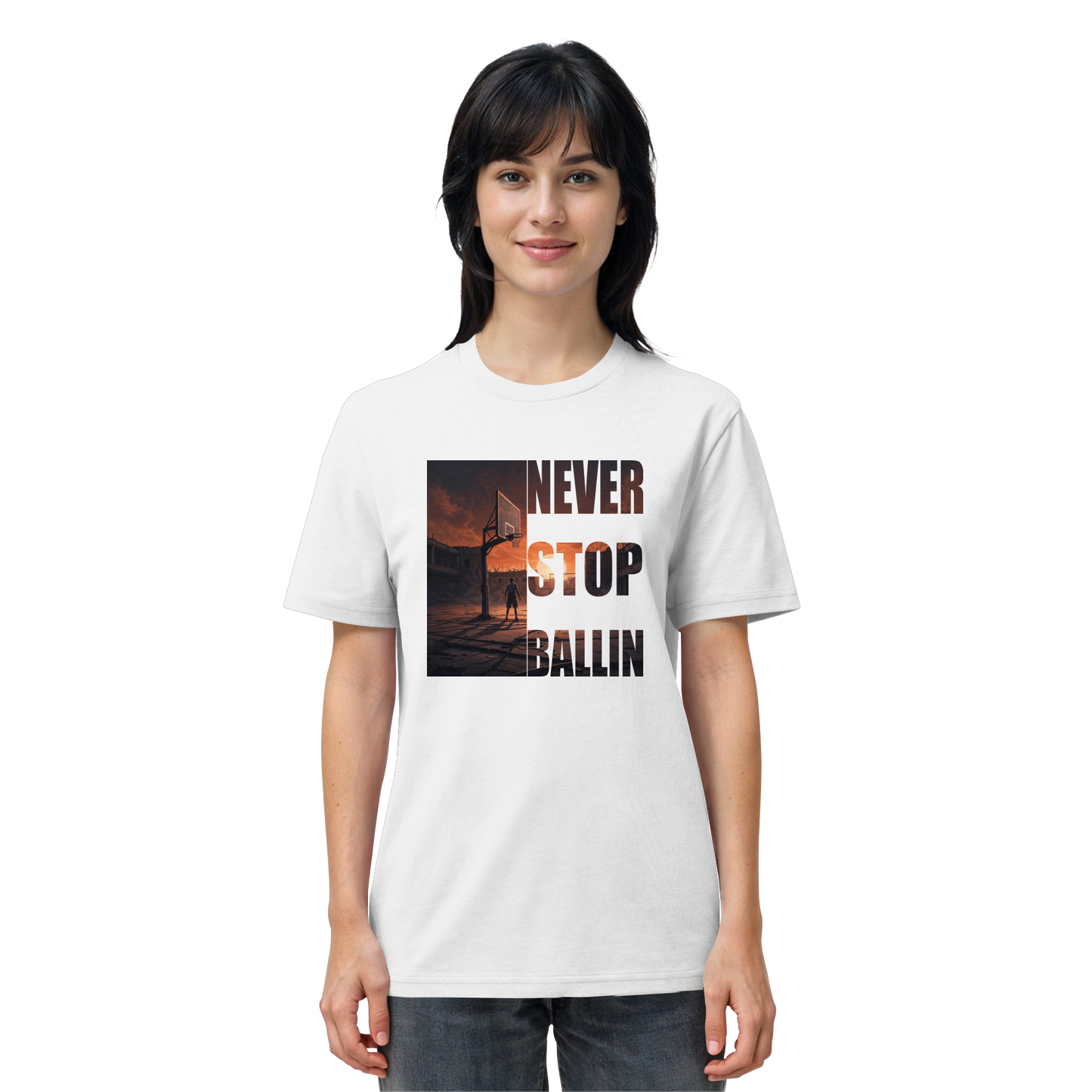 NEVER STOP BALLIN | Organic Shirt